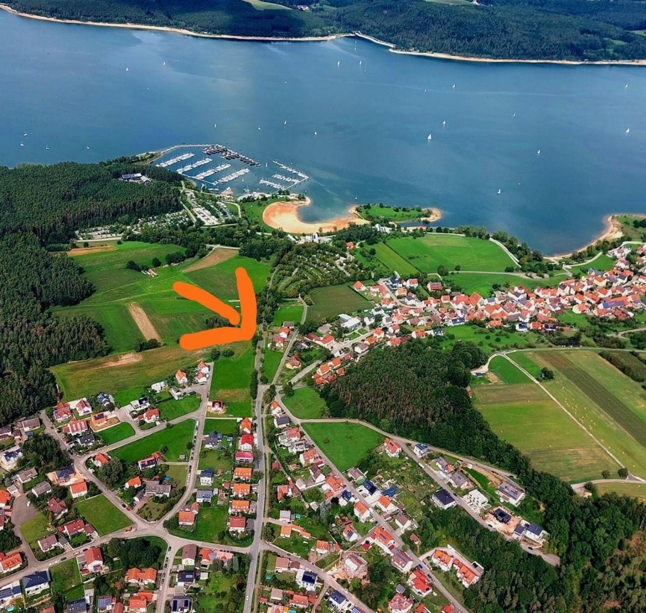 Ferienwohnung Brombachsee Ankerplatz Mit Sauna Bei Juliane Und Klaus بلينفيلد المظهر الخارجي الصورة